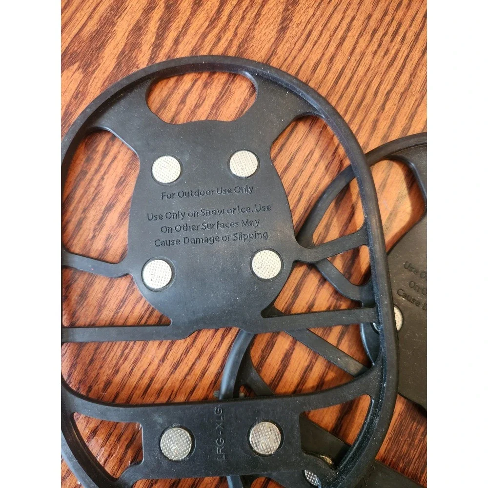 NWOT Subzero Snow Shoes Ice‎ Tools Traction Cleats Grips Black Winter Wear L/XL